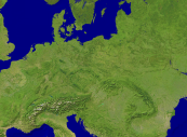 Europa-Mittel Satellit 2000x1473